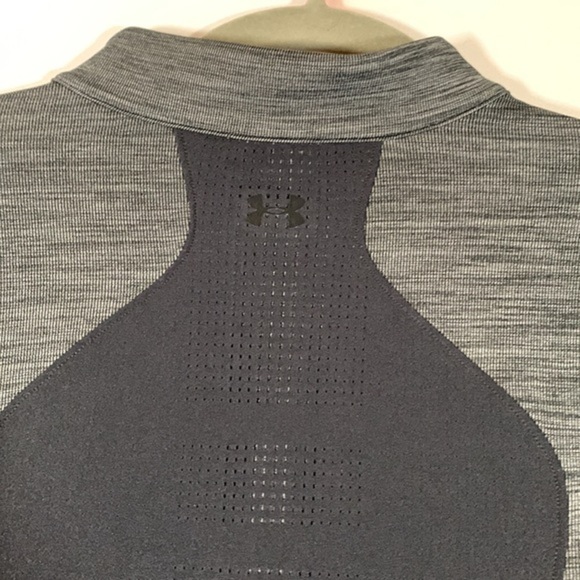 Under Armour Grey Quarter Zip Sweater Top - Picture 7 of 9